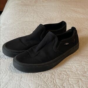 Vans Women's Classic Black Slip-On Sneakers